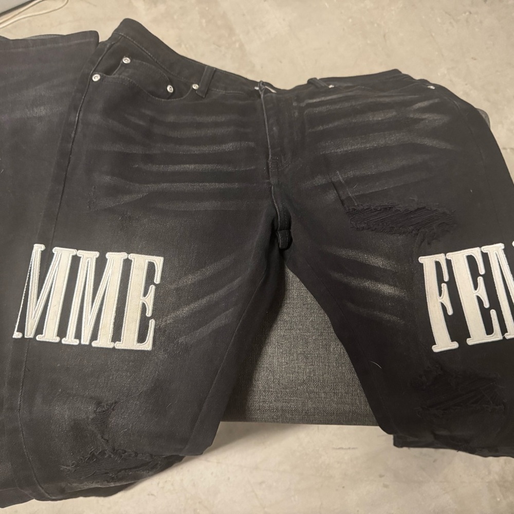 3pair of La Femme Black Skinny Jeans